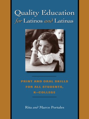 cover image of Quality Education for Latinos and Latinas